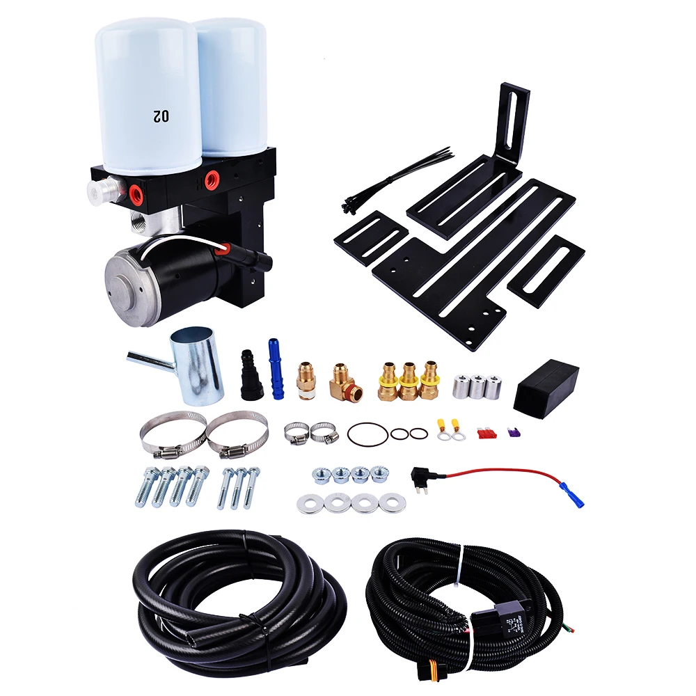 AP02 165GPH  Fuel Lift Pump System for Chevy Silverado GMC Sierra V8 6.6L 2001-2010 TSC10165G