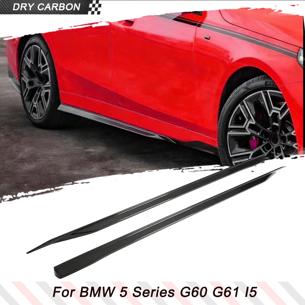 

Сухой карбоновый комплект кузова для гонок, удлинитель губ для BMW 5 серии I5 G60 G61 M Sport 2024, удлинитель боковых юбок для автомобиля, гоночный спойлер