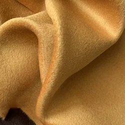 High End Thickened Autumn Winter Cashmere Wool Woolen Fabric Fabric Solid Color Wool Clothing DIY Cashmere Coat Fabric Low Price