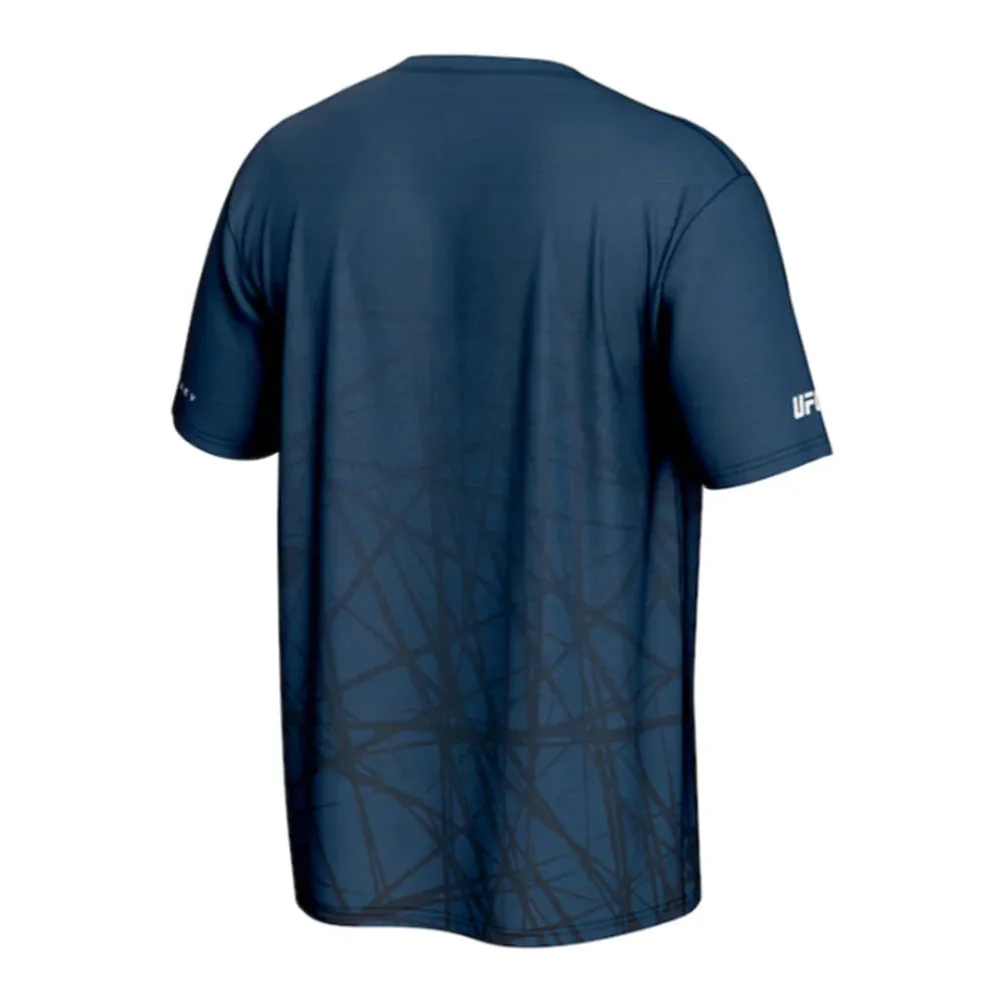 بلو كامزات شيمايف 2025 UFC وولف جيرسي القتال الأكثر مبيعا الملاكمة الرياضة المشجعين الرجال قصيرة الأكمام بلايز المتطرفة التدريب تيز