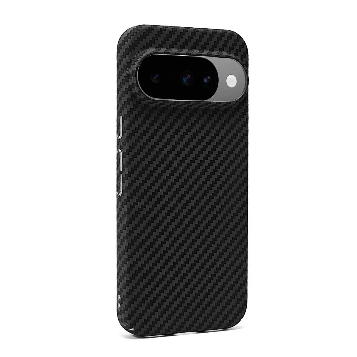Hülle für Google Pixel 11 10 Pro XL mit integrierter magnetischer Kevlar-Kohlefaser-Struktur, hautfreundlicher, stoßfester PC-Schutzhülle