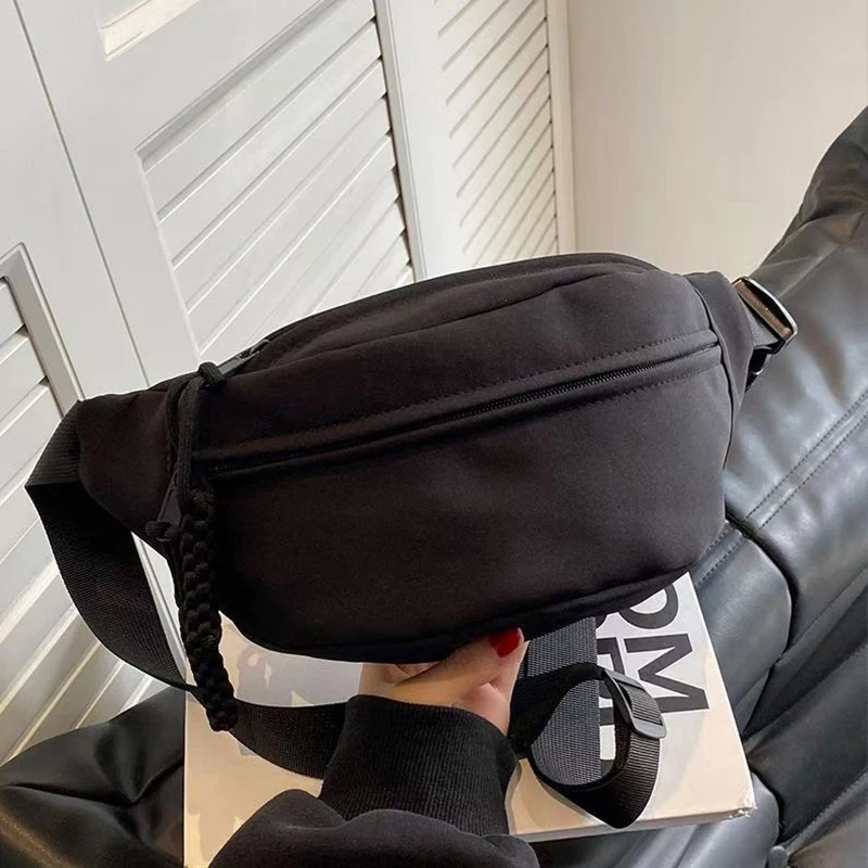 

Men's and women's casual waist bags, trendy cross-body bags, back-sleeved casual sports chest bags for both men and women