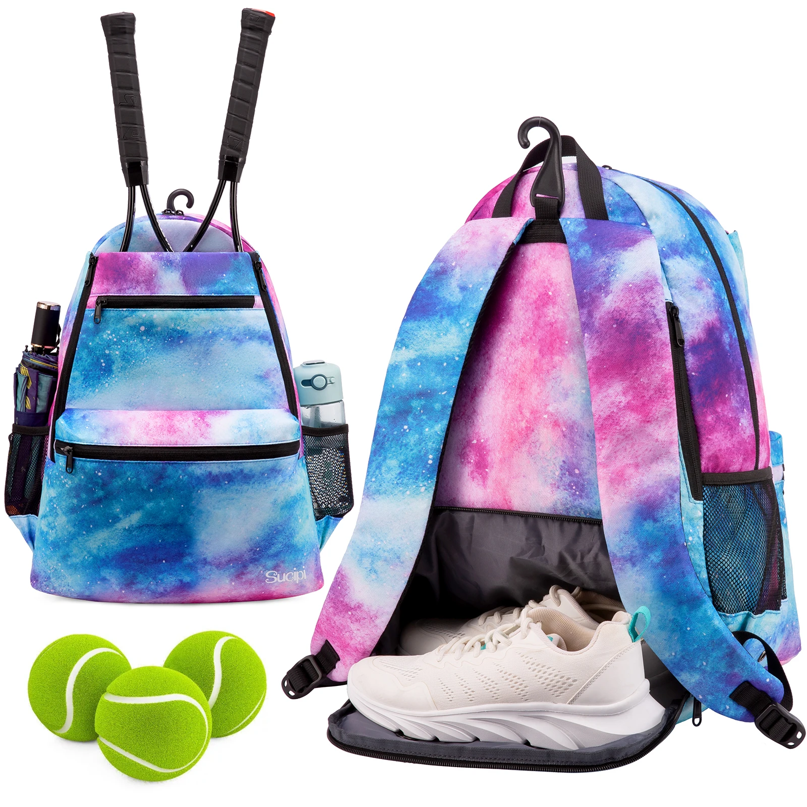 

Wholesale Custom Tennis Bag Tennis Racket Backpack with Shoes Compartment