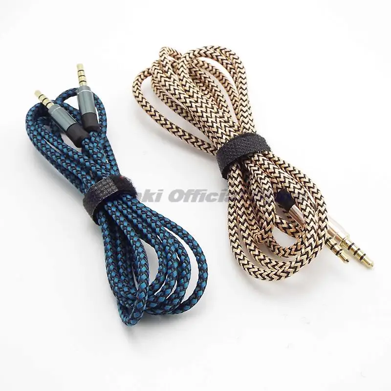 AUX Cable Cord Jack 3.5mm Male Audio Speaker Connector Wire for Headphones Car MP3 MP4 Player