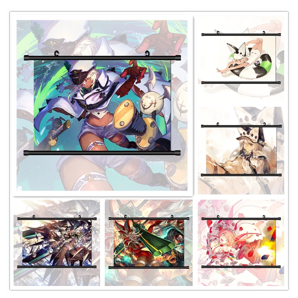 Canvas Painting Pictures for Home Decora Guilty Gear Ramlethal Elphelt Valentine Anime Manga Poster Wall Art HD Print No Frame