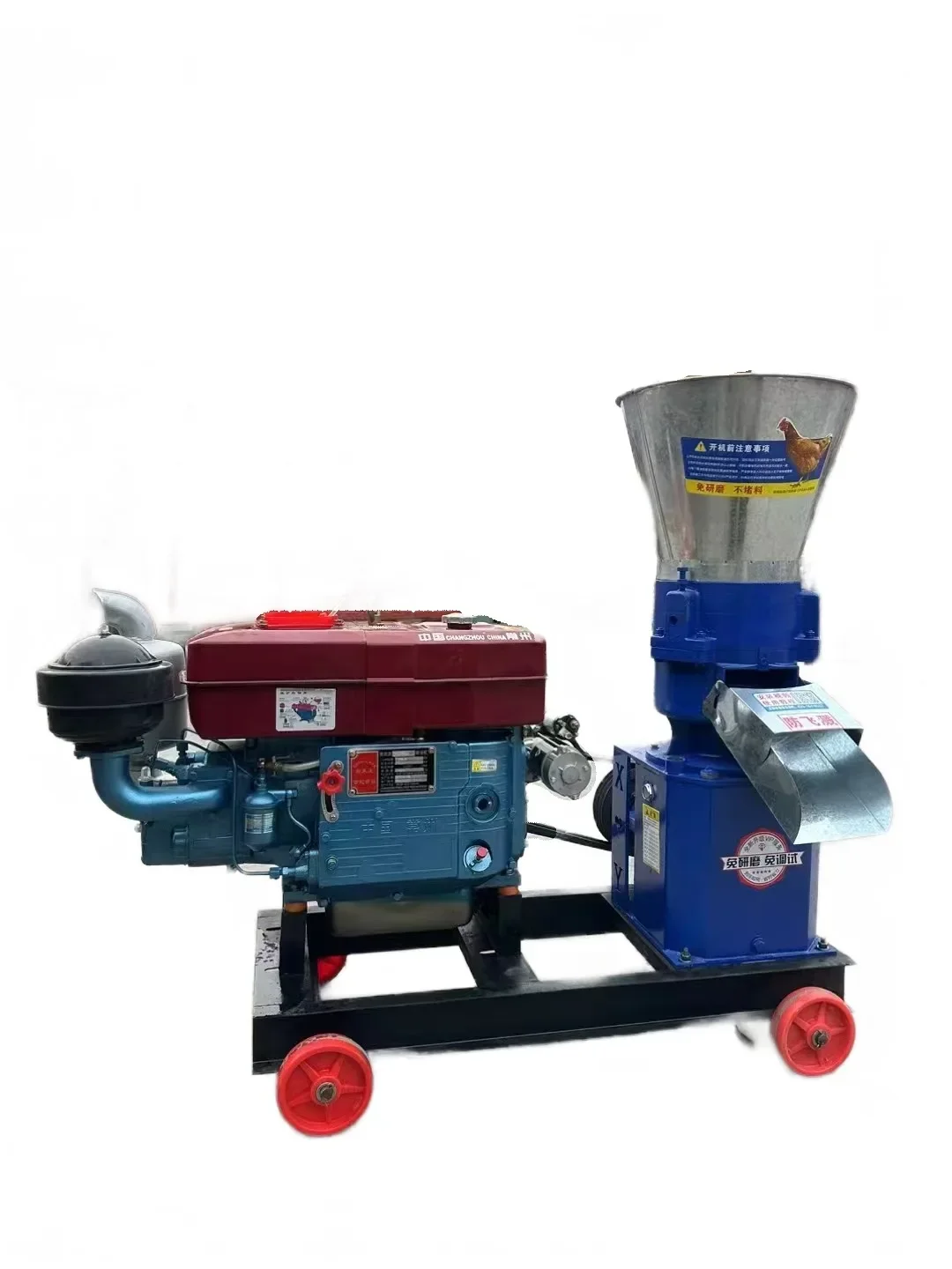 Popular Product Diesel Farm Steel Feed Pallet Maker Automatic Motor Feed Pellet Machine Feed Breeding