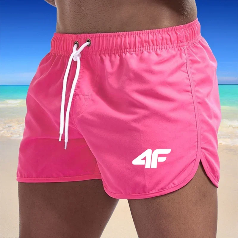 New men's fitness beach summer gym sportswear men's breathable sportswear loose casual jogging shorts