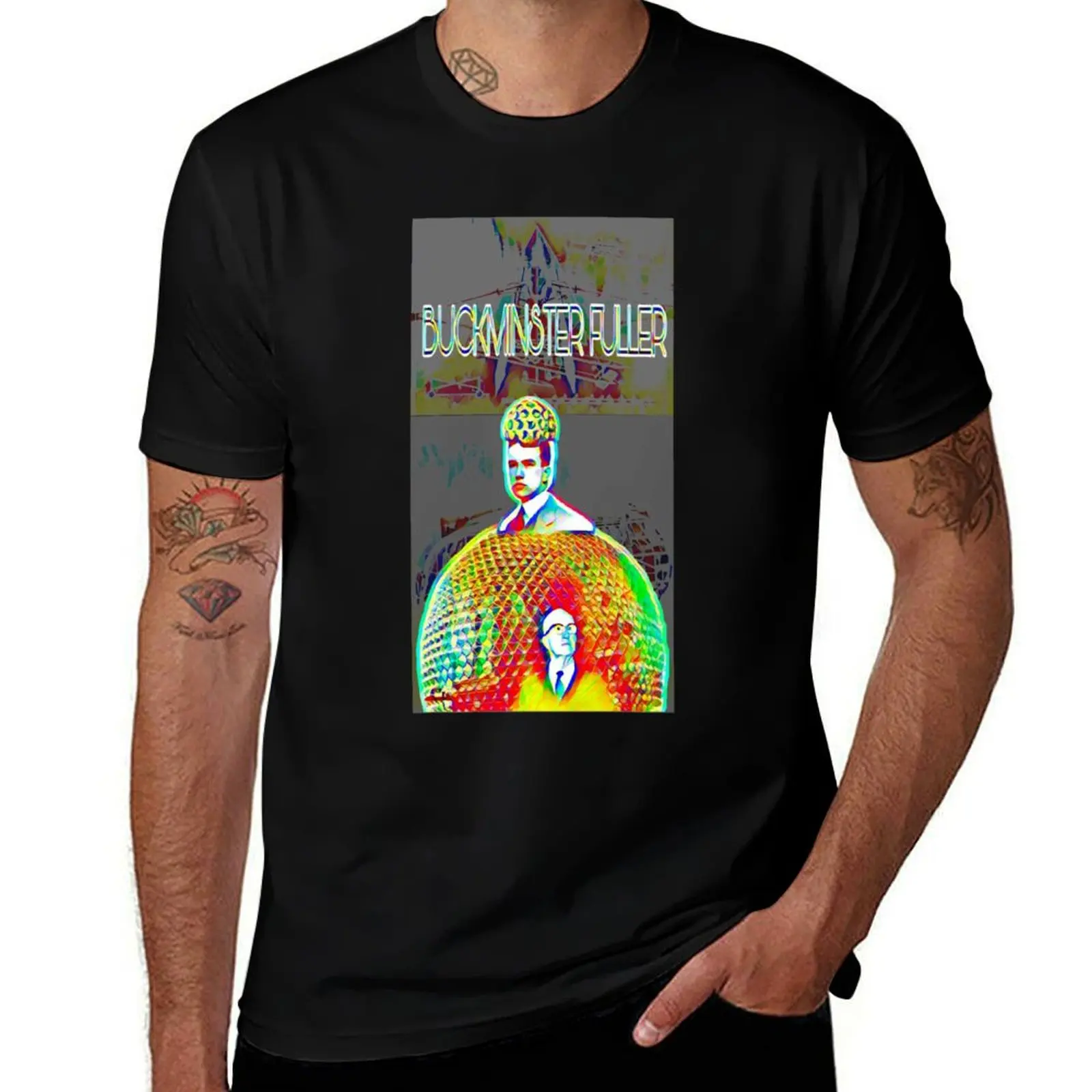 BUCKMINSTER FULLER T-Shirt Basic Comfort Fit T-Shirt for Men