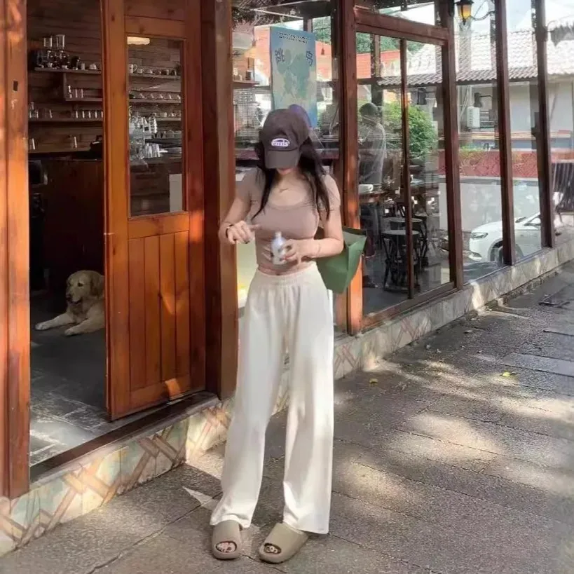 Softstreme Lulu Yoga بنطال ذو قصة أرجل واسعة للنساء، بنطال رياضي كاجوال طويل بصري يطيل تأثير الساق #2