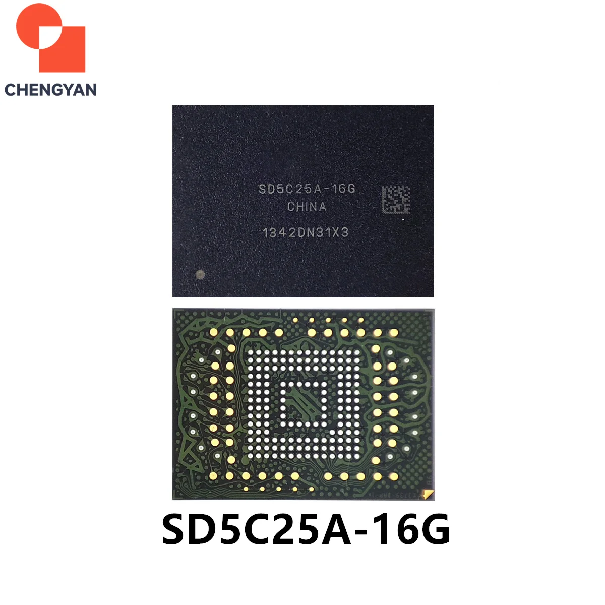 Chengyan SDIN4C1-4G SDIN4C2-4G SD5C25A-16G SD5C25A-8G SD5D14A-4G SD5DH24A-4G SD5DH26A-4G SD7DP41E-16G SD7DP45E-16G emmcチップIC