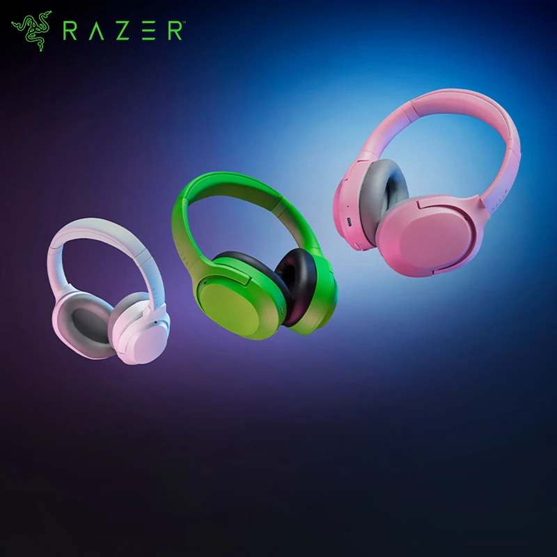 Imagem -02 - Auricular sem Fio Razer Opus x: Cancelamento de Ruído Ativo-bluetooth 5.060ms Baixa Latência-personalizado-sintonizado 40 mm Drivers