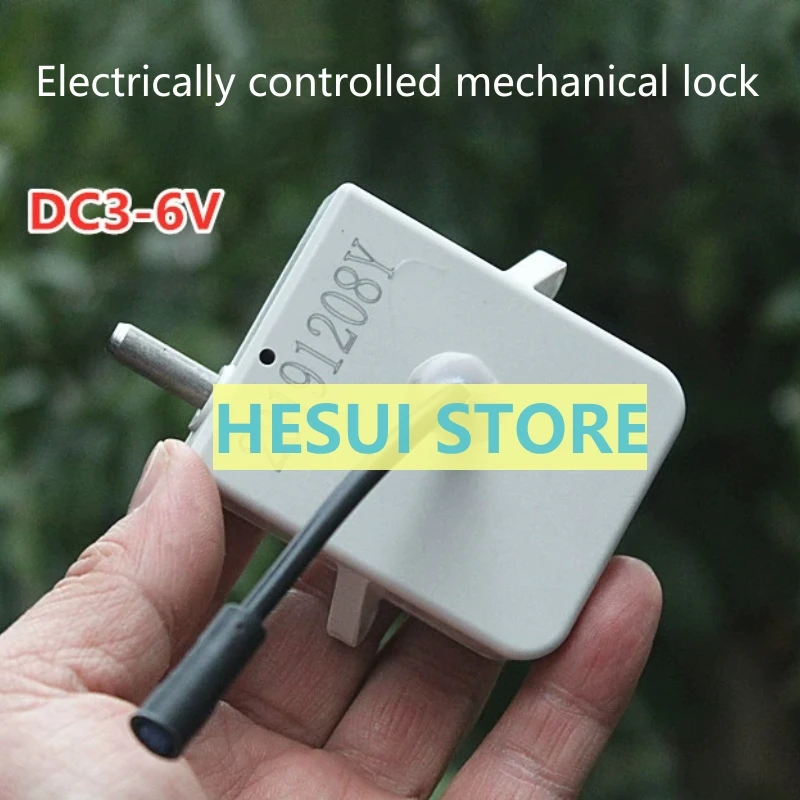 Electronic mechanical lock Electric retractable DC motor door lock switch movement push rod motor 3V5V6V