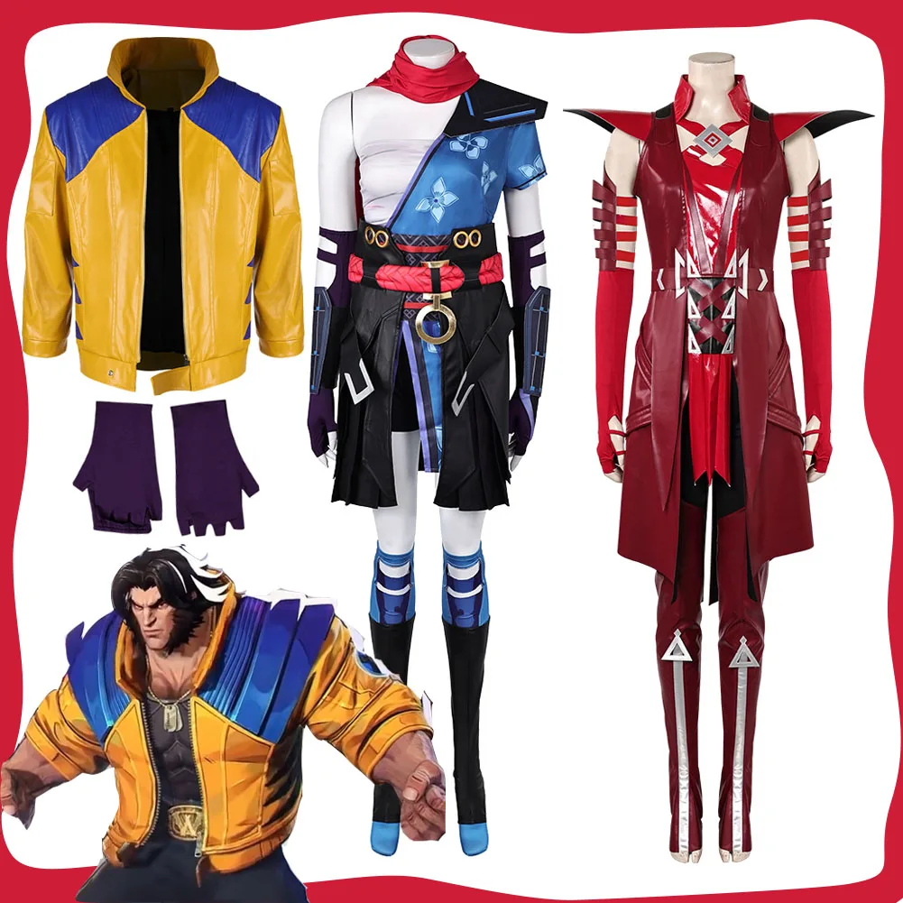 Logan/Psylocke/Scarlet Witch/Luna Snow/Susan Storm/Doreen Green/Knight/Dagger Cosplay Costume Rivals Outfit Halloween Carnival