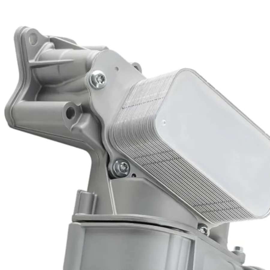 مبيت فلتر مبرد الزيت من الألومنيوم متوافق مع محرك Jeep Grand Cherokee 20142019 3.0L V6 لتعزيز المتانة وEffi