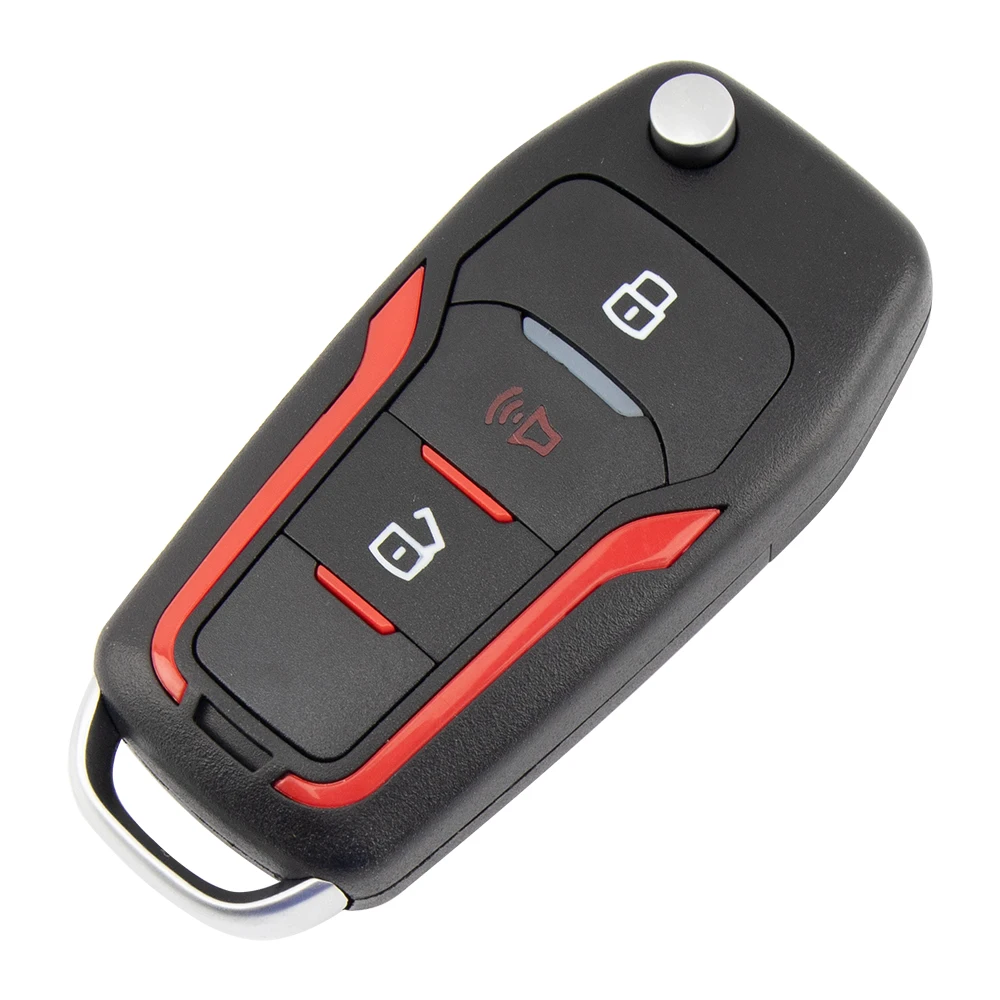 Okey Remote Car Key 315MHZ For Ford Escape F150 Explorer 2001-2007 FCCID CWTWB1U331 AFTS 4D63 Chip Silver Red Color