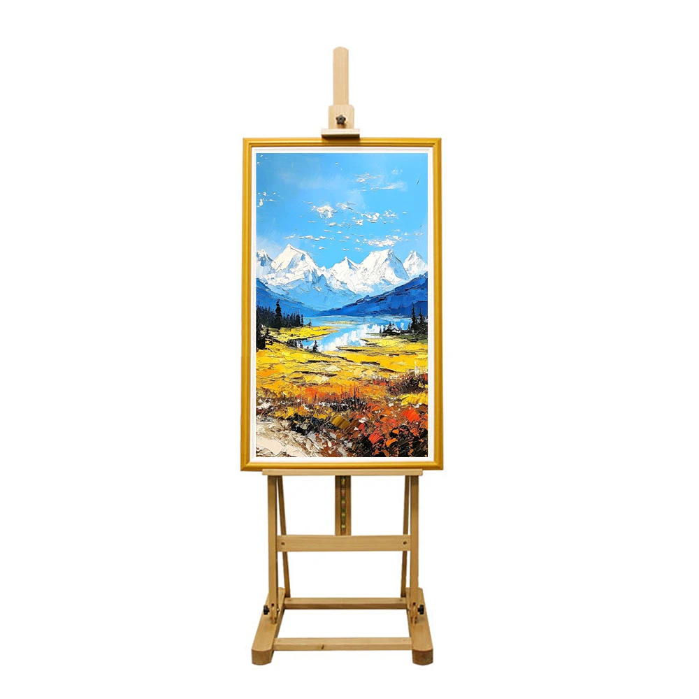 New Arrival 27 Inch LCD Wood Frame Digital Art WiFi Android OS Free CMS Remotely Control Advertising Display