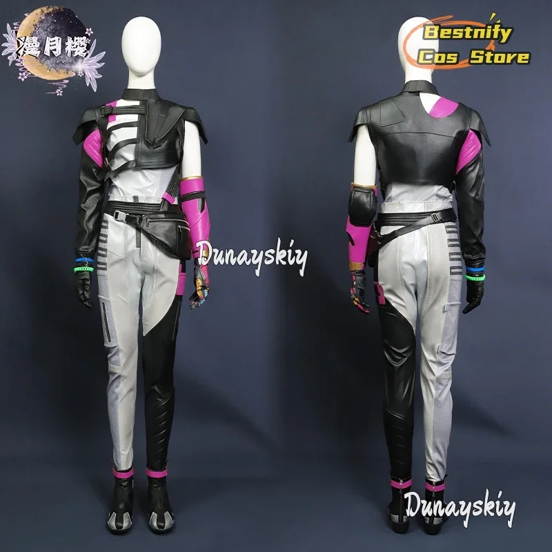 أزياء كوسبلاي ليجندز ألتر التأثيرية لعبة قمة تمويه جديدة أزياء تغيير الجلد ملابس نسائية بدلة جلدية روح شريرة إكسسوارات C