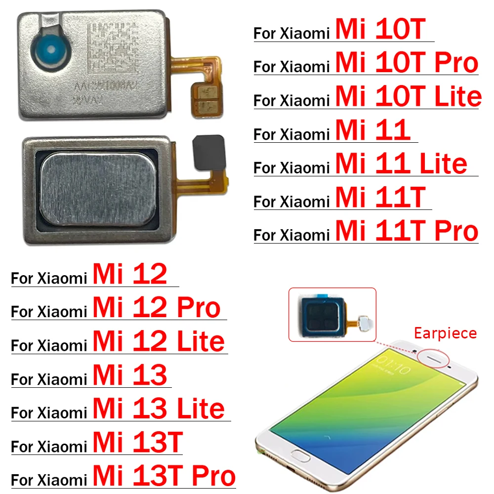 Orelha fone de ouvido alto-falante para xiaomi mi 10t 11 11t 12 12t 13 13t lite pro fone de ouvido receptor de som superior