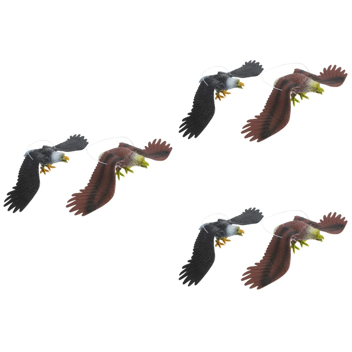 

Eagle Toy Statue Decor Lawn Ornaments Garden Animal Outdoor Yard Frighten Birds Figurines