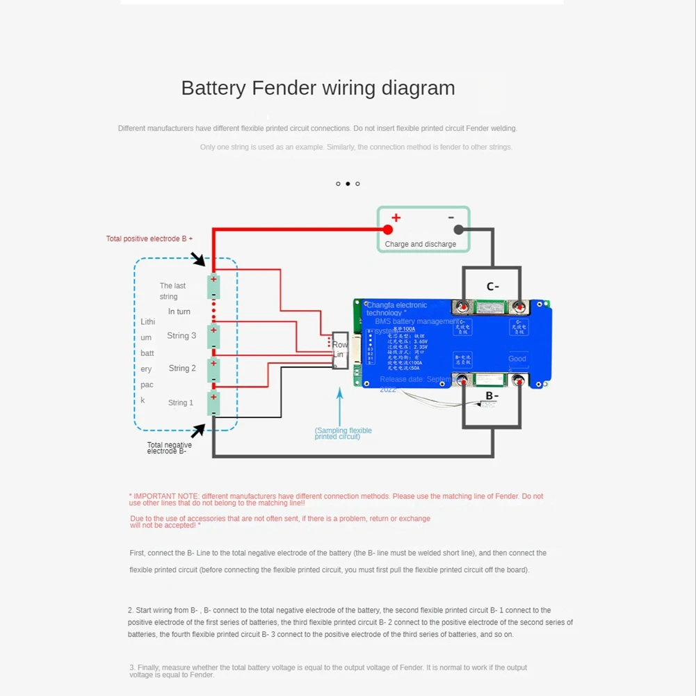 BMS Battery Protection Board para UPS, mesmo porto com equalização, controle de temperatura, 8S, 24V, 100A, LiFePO4