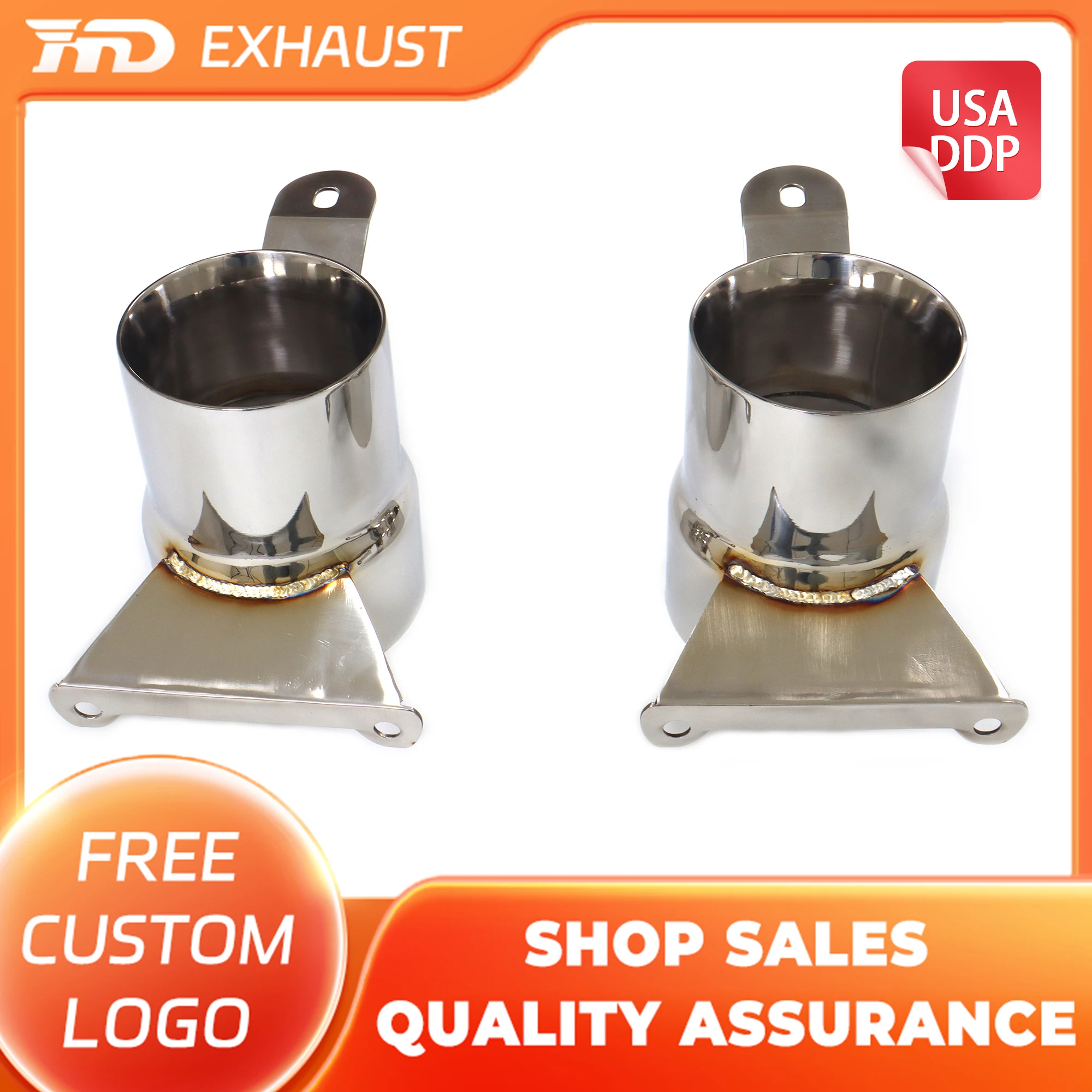 

HMD Exhaust System SS304 for Ferrari 488 for a special purpose tips