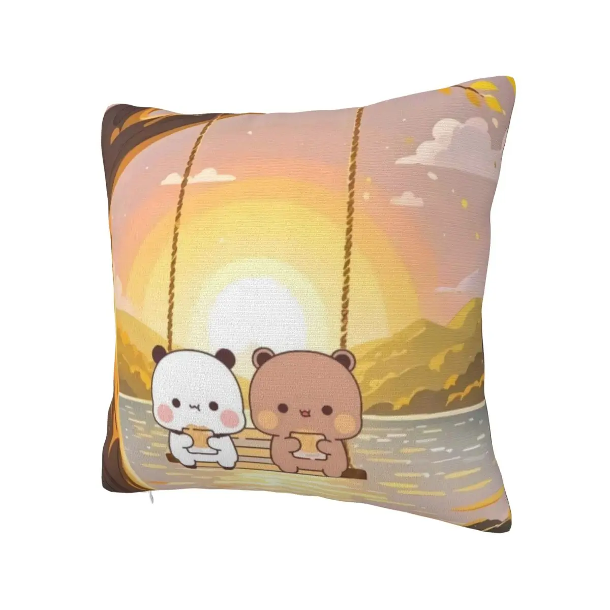 Bubu & Dudu Swing Pillow Cover Soft Pillow Case Cushion Cover Fashion Custom DIY Pillowcases For Sofa Car Home Decor
