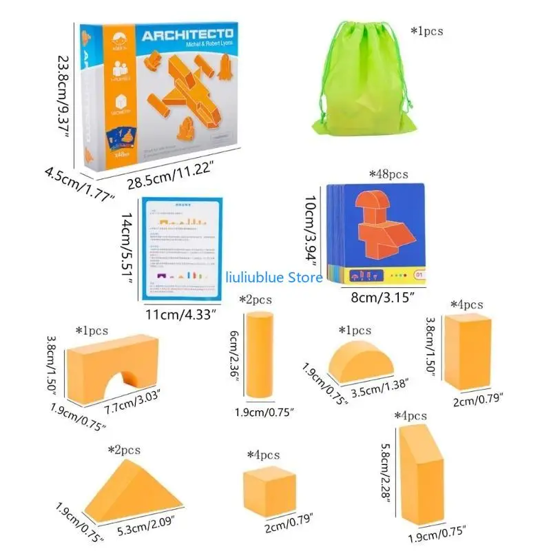 Ngăn xếp gỗ khối lượng cầu vồng cân bằng màu