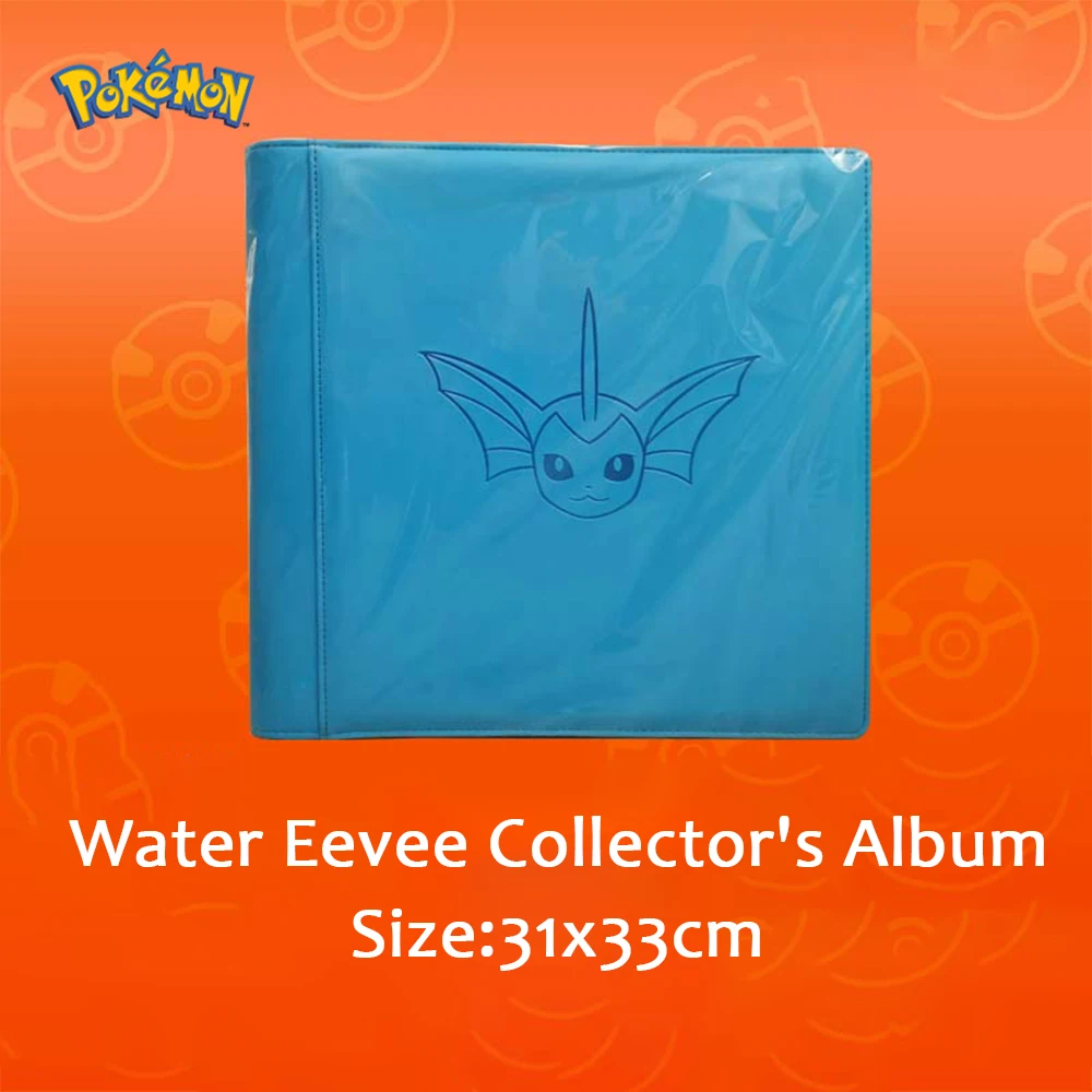 100 % chinesische Ibrahimovic Advanced PTCG-Spielkarte, hochwertige Reib Fire Water Eeveelution, Geschenkbox, Sammlungsbuch, Spielzeug – Detail 6
