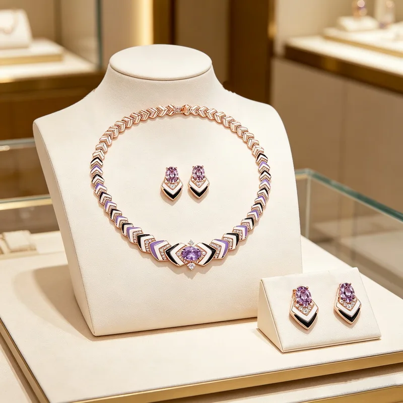 pendientes-y-collar-estilo-europeo-americano-para-mujer-con-incrustaciones-de-circonita-cubica-morada-ovalada-aaa-conjuntos-de-joyeria-esmaltada-para-fiesta