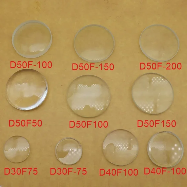 30mm 40mm 50mm Szkło Podwójnie wypukłe wklęsłe Szkło Ogniskowa 50mm 75mm 100mm 150 mm 300mm Optyka Projektor DIY