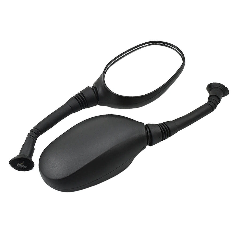 1Pair Left/Right Electric Bicycle Rearview Mirrors Black 3D 6mm/8mm Bike Cycling Clear Wide Range Back Sight Rearview Reflector