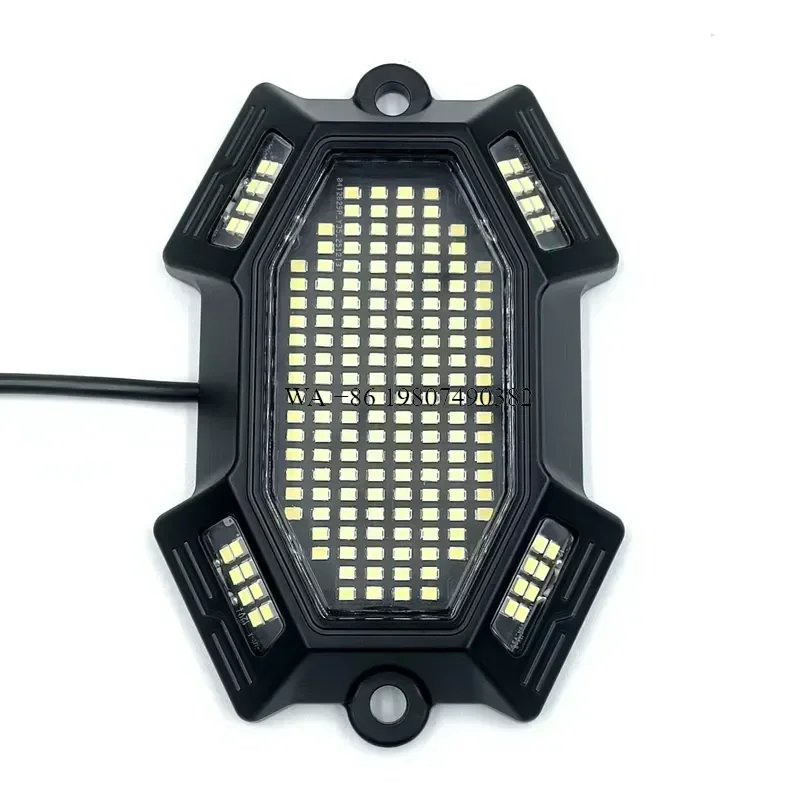 wmwmnu 16PCS 184 LED Rock Lights Pure White Ultra Bright Underglow for Truck SUV Boat Yacht IP67 Waterproof Marine Wheel Well