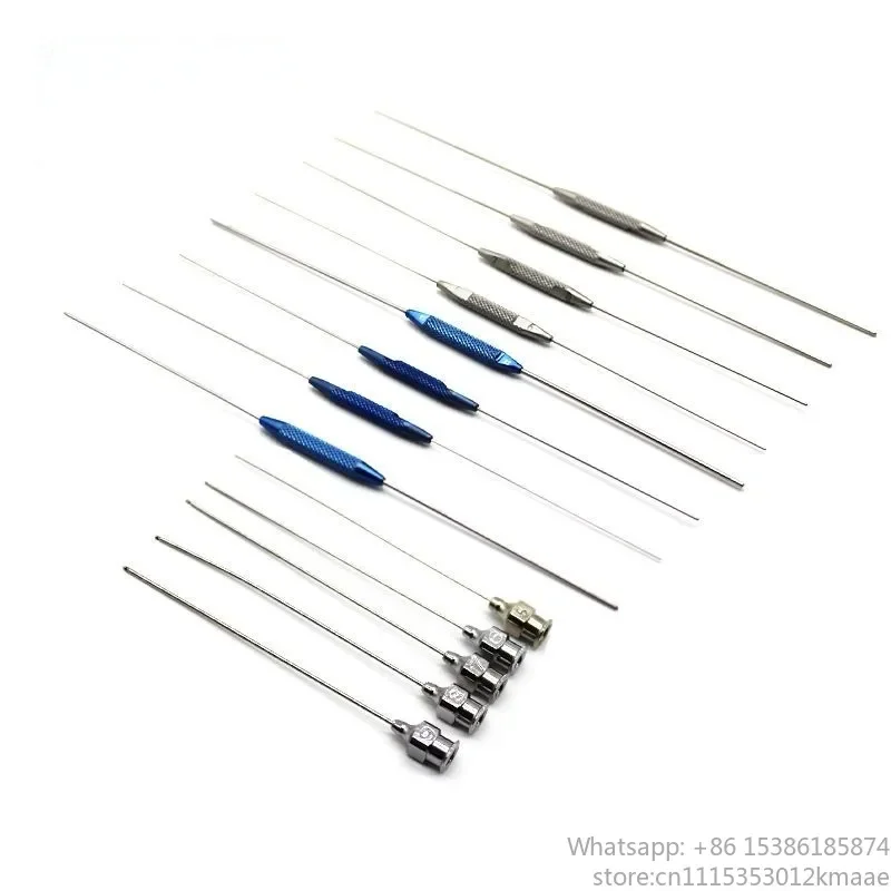 Vequyn Ophthalmic Lacrimal Probes — Double-Ended Microsurgery Instrument Set, 6pcs Precision Tips