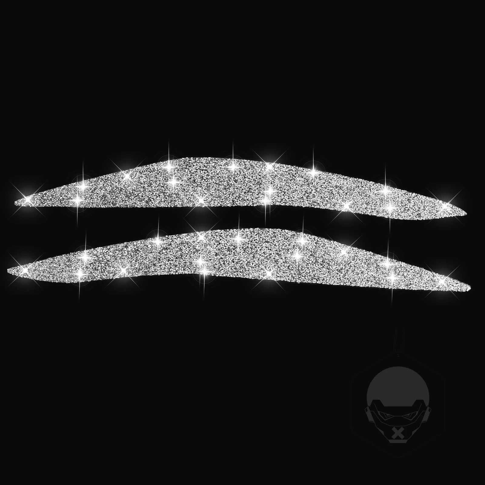 Lamp Light Eyebrow Decoration Cover Trim for BMW 5 Series F10 2010 2011 2012 2013 Car Exterior Accessories Rhinestone Diamond