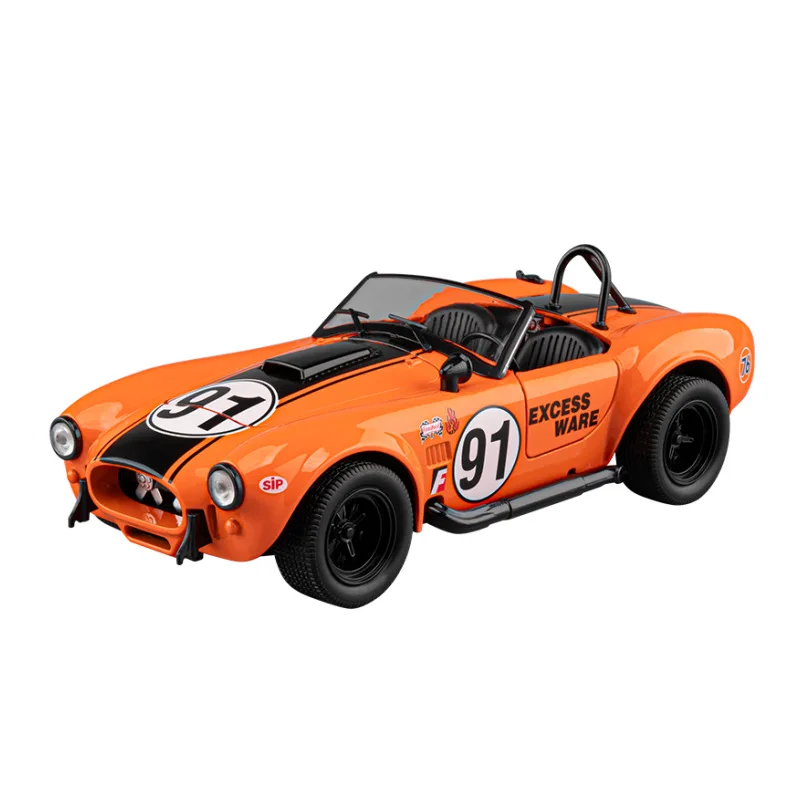 

Jiaye 1:22 Simulation Alloy Cobra Convertible Sports Car Model Children's Sound and Light Pull Back Toy Car