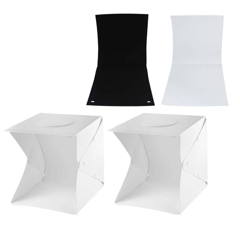 

1 set Portable 30cm Light Box Photography LED Soft Light Box with Beads for Jewelry Toy Shooting Photo Studio Tent