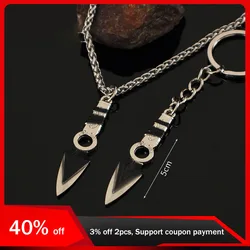 5cm Valorant Weapons Model JETT Kunai Necklace Ornament Pendant Metal Knife Toy Sword Keychain Accessories Gifts Game Peripheral
