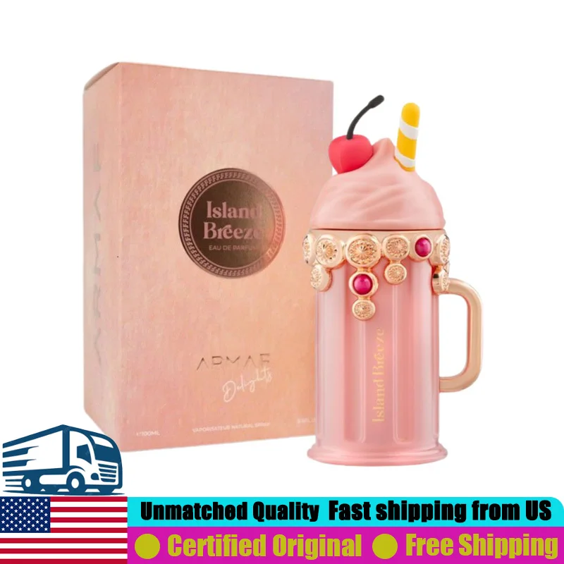 Armaf Island Breeze Eau de Parfum Spray 100 ML Premium Arabian Perfumes 3.4 Oz Long-Lasting Fruity Floral Unisex Cologne Perfume