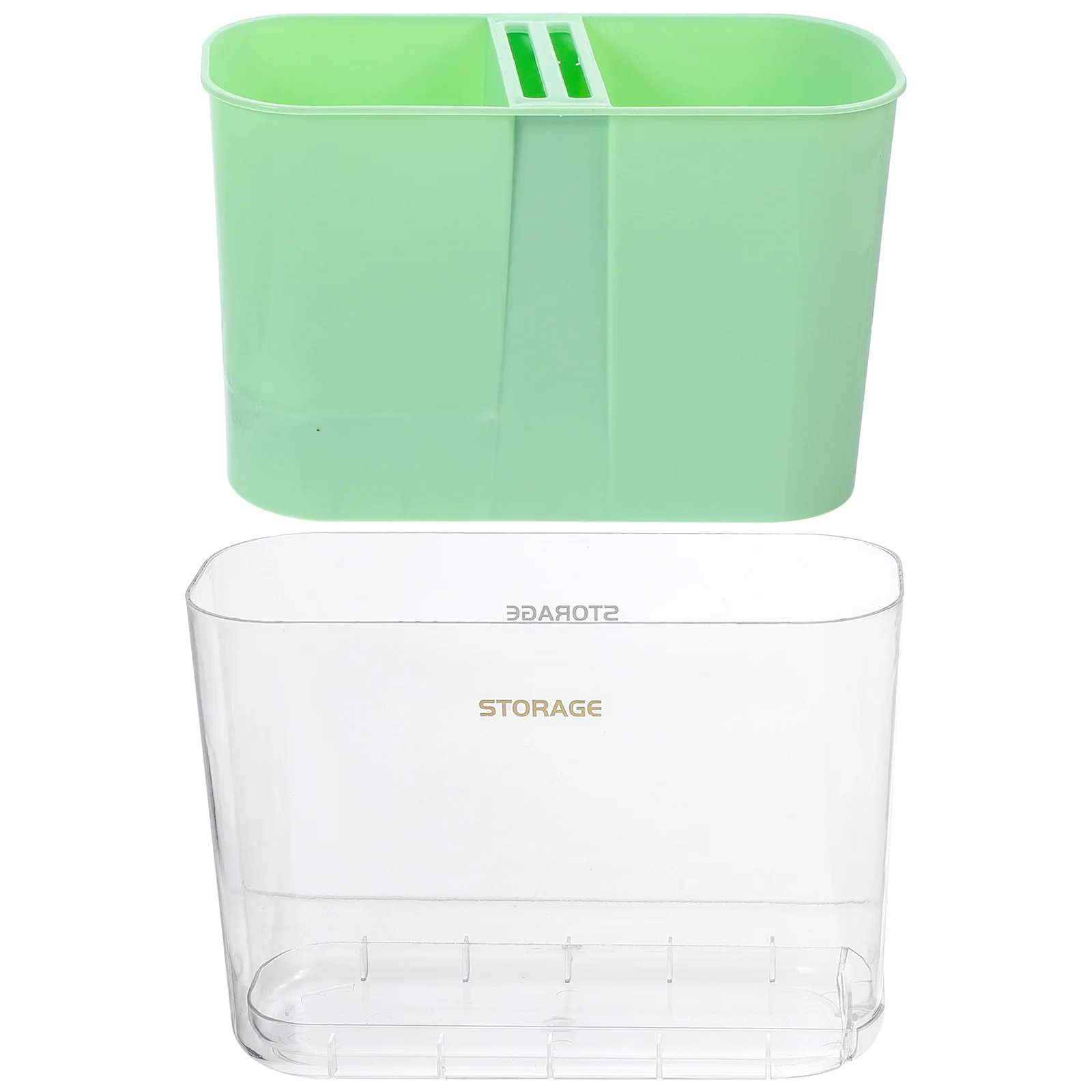 

Kitchen Utensil Holder Chopstick Cutlery Storage Organizer Fork Spoon Holder Drain Rack Hanging Standing Kitchen Organizer Box