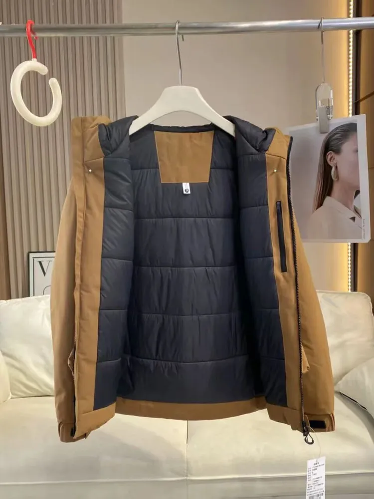 

Outdoor Casual Hooded Cotton Jaet Windproof Waterproof for Men And Women Autumn Winter New Arrival Youth Faion Warmth