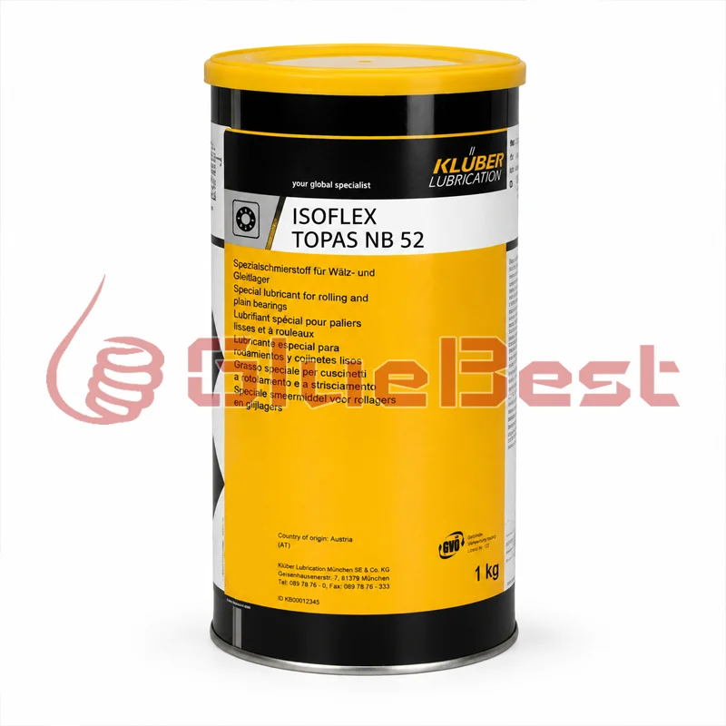 KLUBER NB52 NBU 8 EP LDS18 SPECIAL A Specialty Lubricating Grease for High Speed Bearings Vacuum Pumps Guide Rails 370g 400g 1kg
