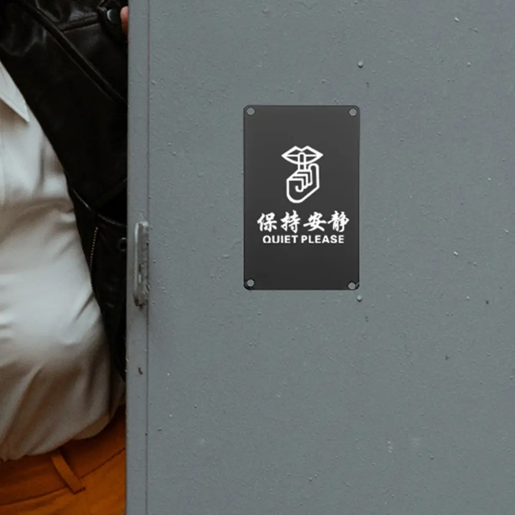 

10Pcs Blank Aluminum Sign Plate for DIY Engraving Painting Printing Door Name Plate Office Room Cubicle Wall Hotel Metal Name