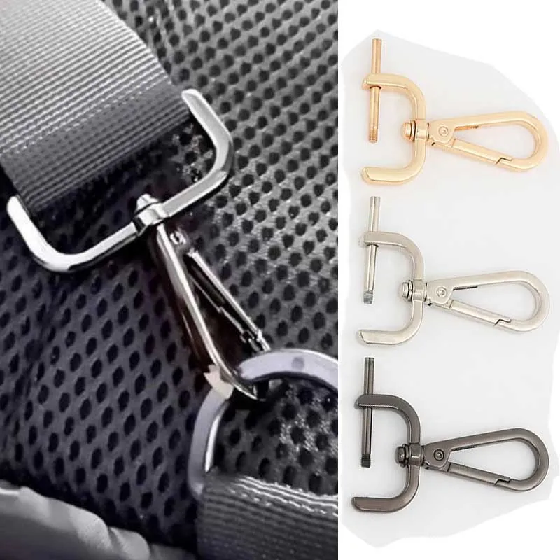 1 قطعة DIY بها بنفسك المعادن انفصال المفاجئة هوك الزناد كليب أبازيم ل الجلود الحرفية حقيبة حزام أبازيم مقبض حزام الكتف