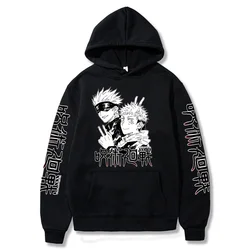 Janpanese Anime Jujutsu Kaisen Funny Gojo Satoru Printing Hoodies Sweatshirts Women Harajuku Cartoon Autumn Fashion Sweatshirts