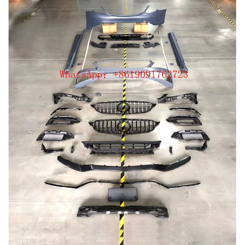 

Factory Hot Selling W205 New Type Bumper C63 Bodykit for C Class 2015-2021 C63 Facelifts Body Kit