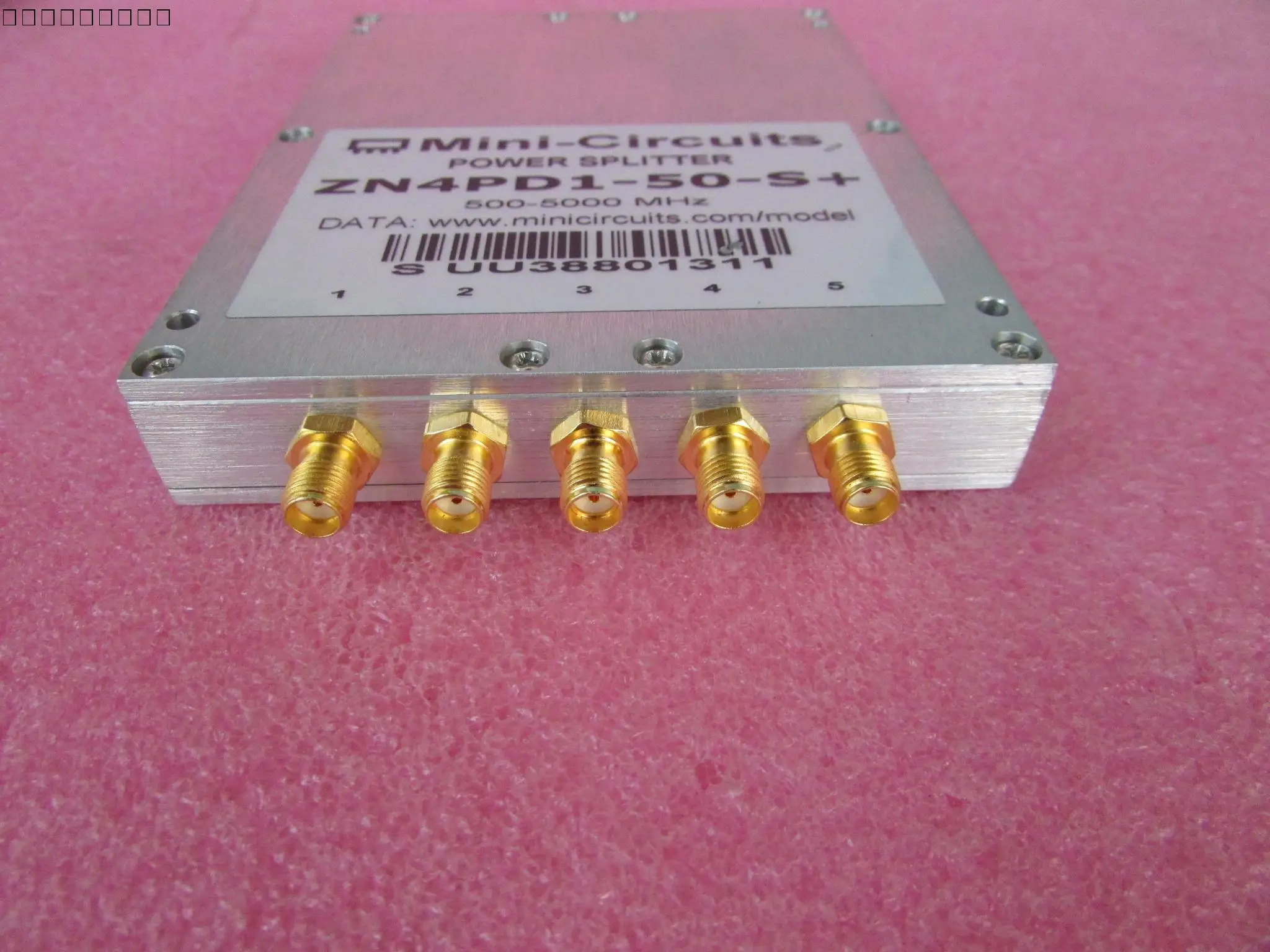 ZN4PD1-50-S+imported 500-5000MHz SMA one to four high-frequency RF microwave coaxial power divider SPLITTER