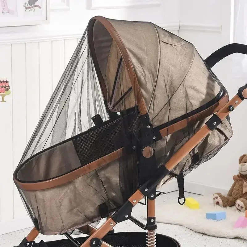 Baby Stroller Mosquito Net Pushchair Cart Insect Shield Net Mesh Safe Infants Protection Mesh Cover Baby Stroller Accessories