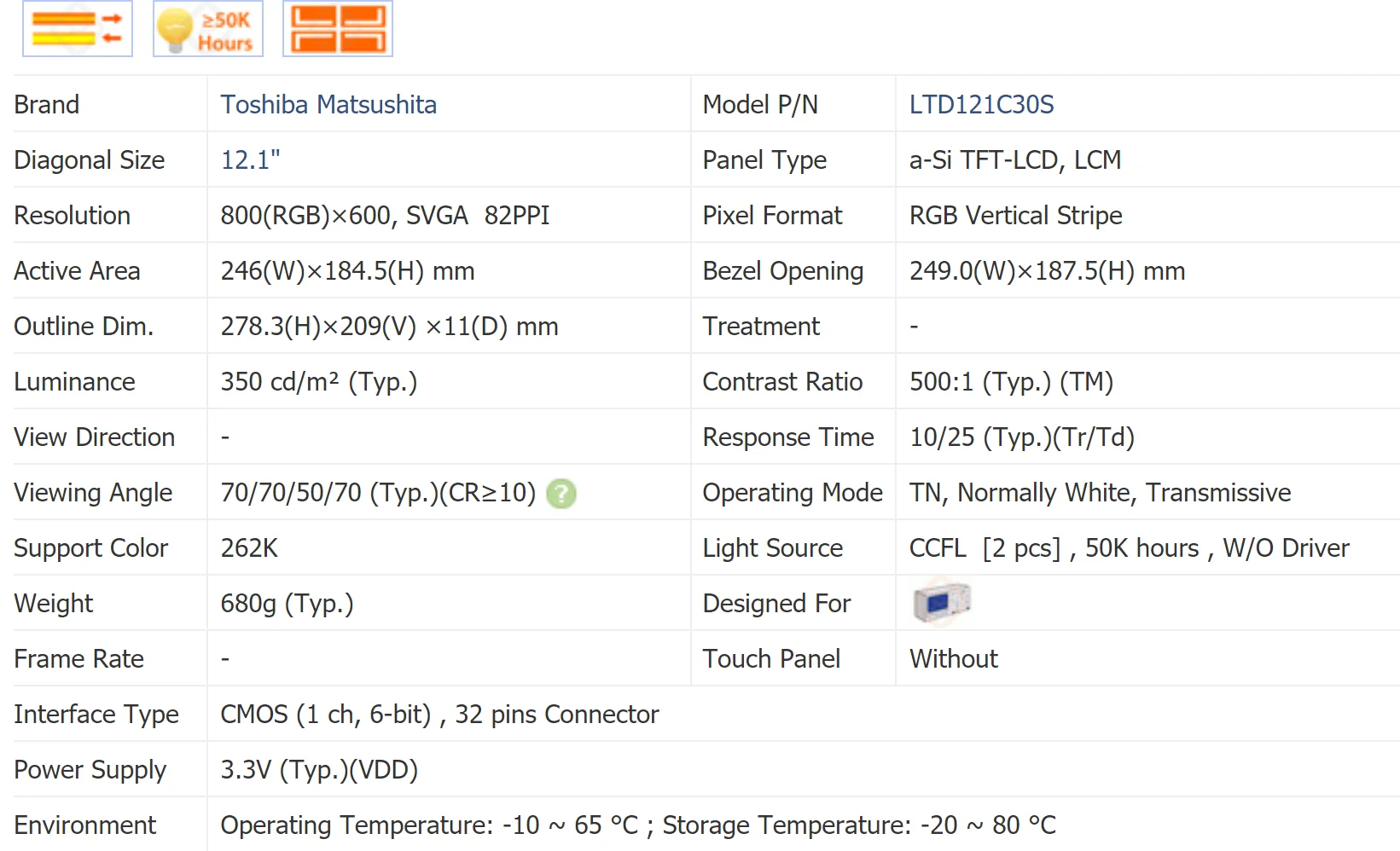 Cung Cấp LTD121C30S 12.1 INCH Màn Hình LCD, Thử Nghiệm Tác Phẩm Năm 100% Trước Khi Xuất Xưởng.