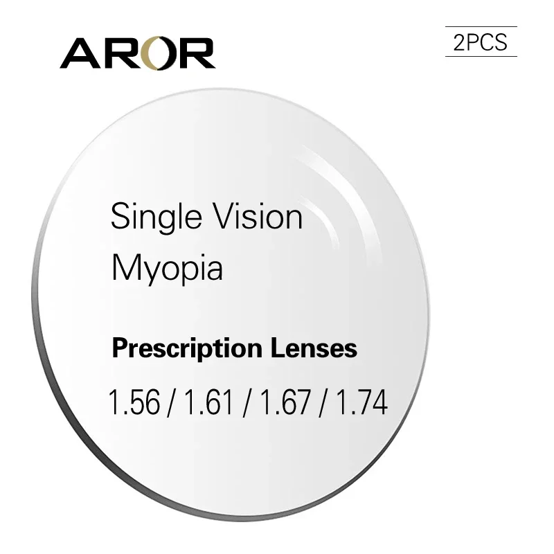 1.56/1.61/1.67/1.74 Single Vision Prescription Myopia Astigmatism Optical Lens Scratch Resistant Ultra-Thin Resin Aspheric lense