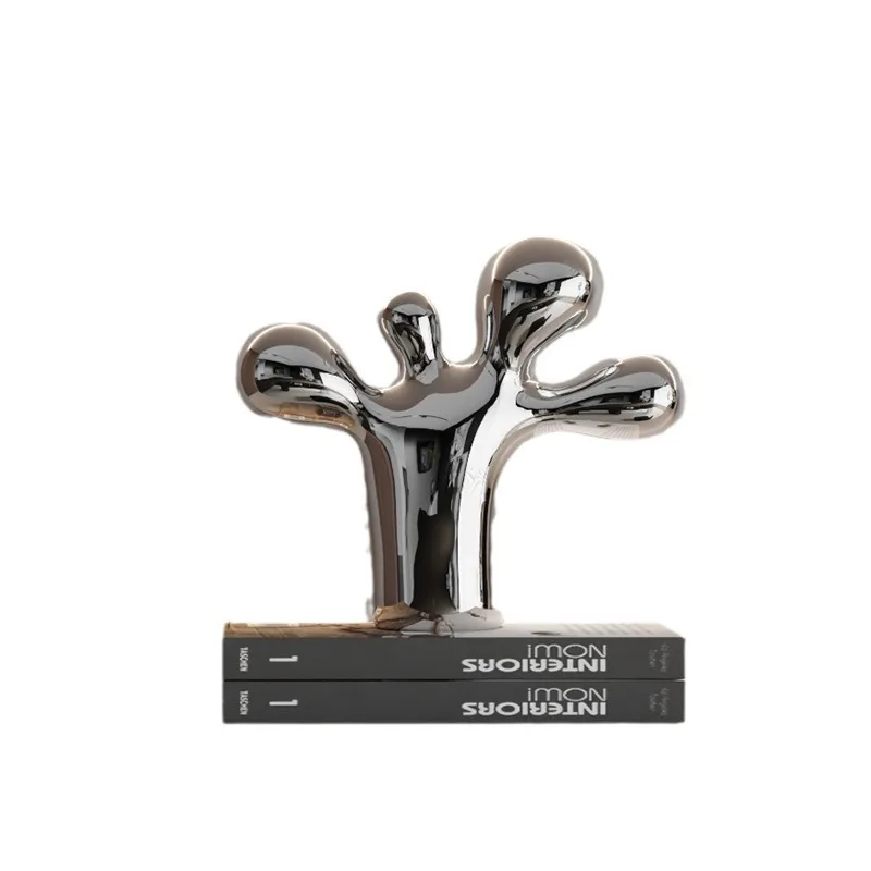 

Light luxury high-end wine cabinet soft decoration set Modern simple living room TV cabinet study ornament